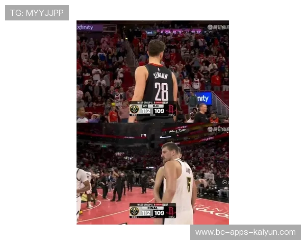 约基奇篮下接球扣篮得手，掘金彻底压住对手